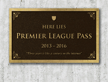 Tablet Screenshot of premierleaguepass.com